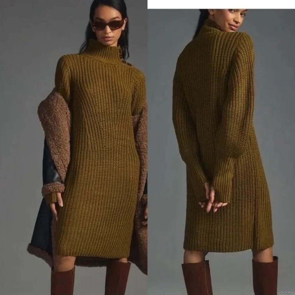 NWT Anthropologie Sweater Dress XS